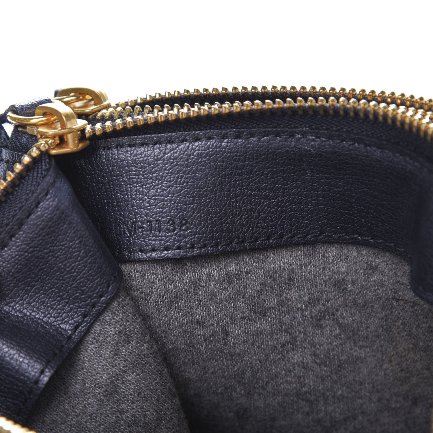 Celine Goatskin Large Trio Crossbody Bag Dark Blue 9 of 16