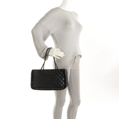 Chanel Calfskin Quilted Istanbul Small Tote Black 2 of 7