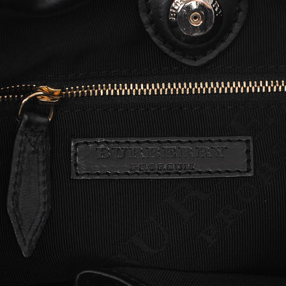 Burberry Derby Calfskin Little Crush Black 6 of 7