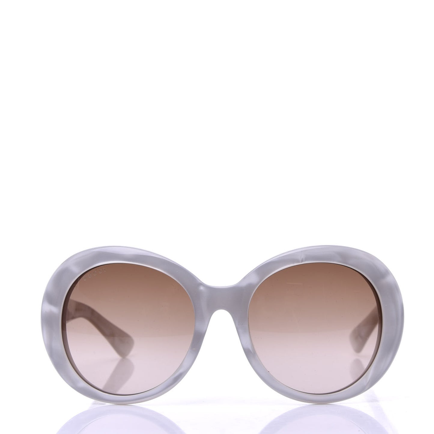 Acetate Round Sunglasses GG3829/F/S White