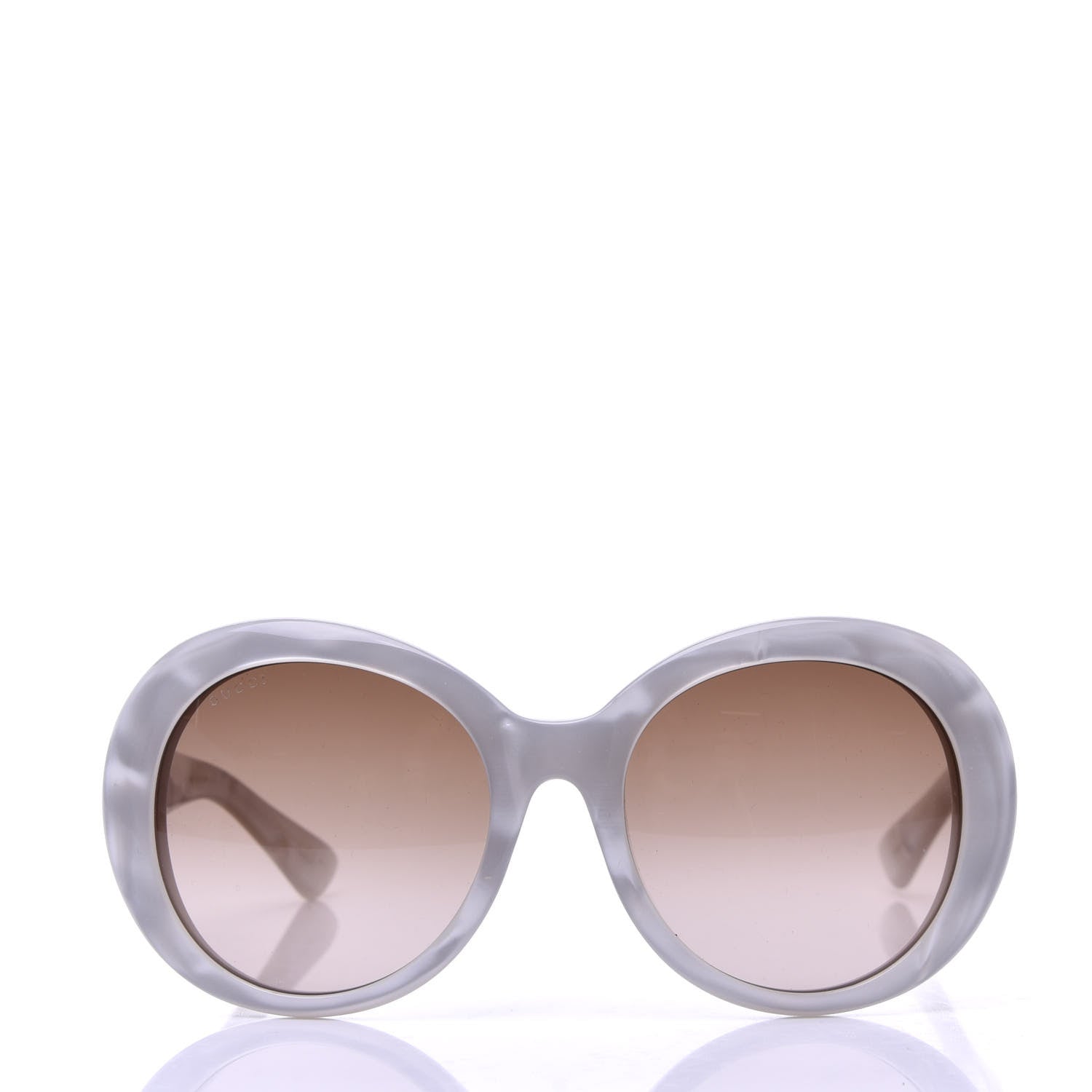 Gucci Acetate Round Sunglasses GG3829/F/S White 2 of 7