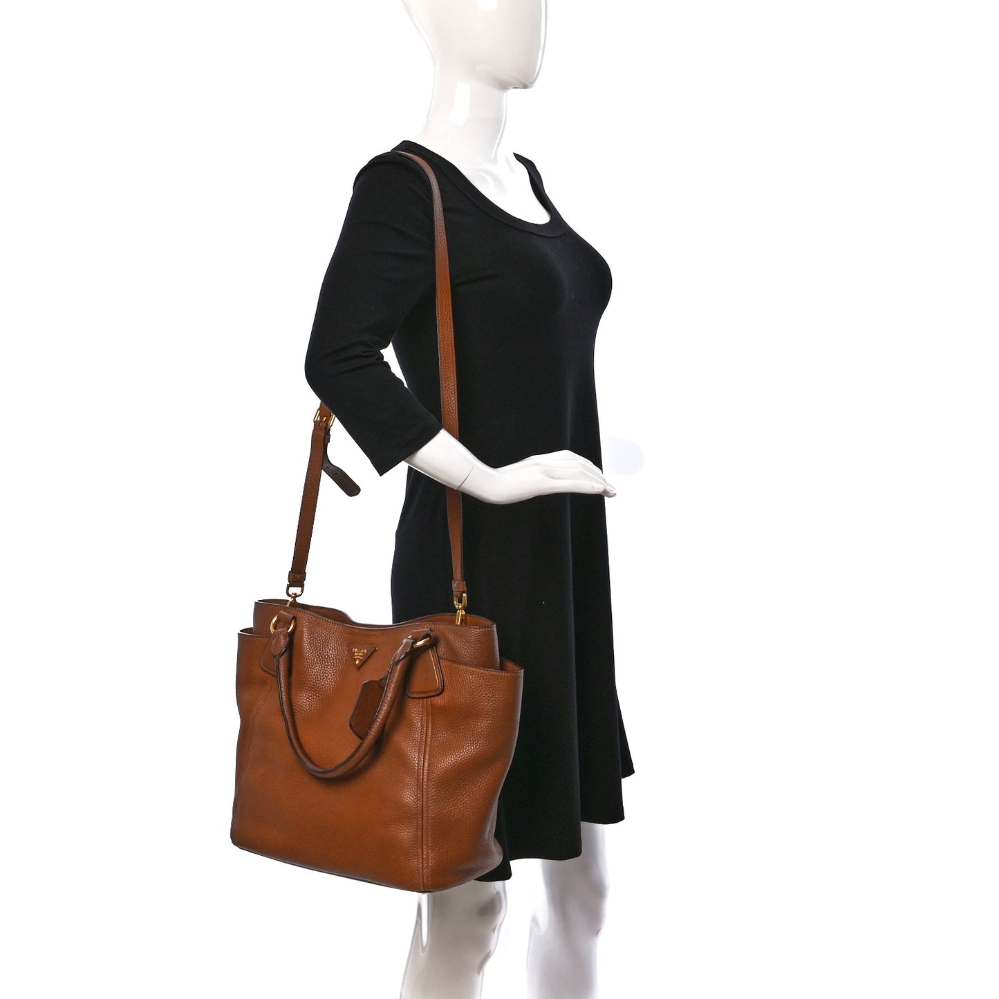 Vitello Daino Tote Palissandro