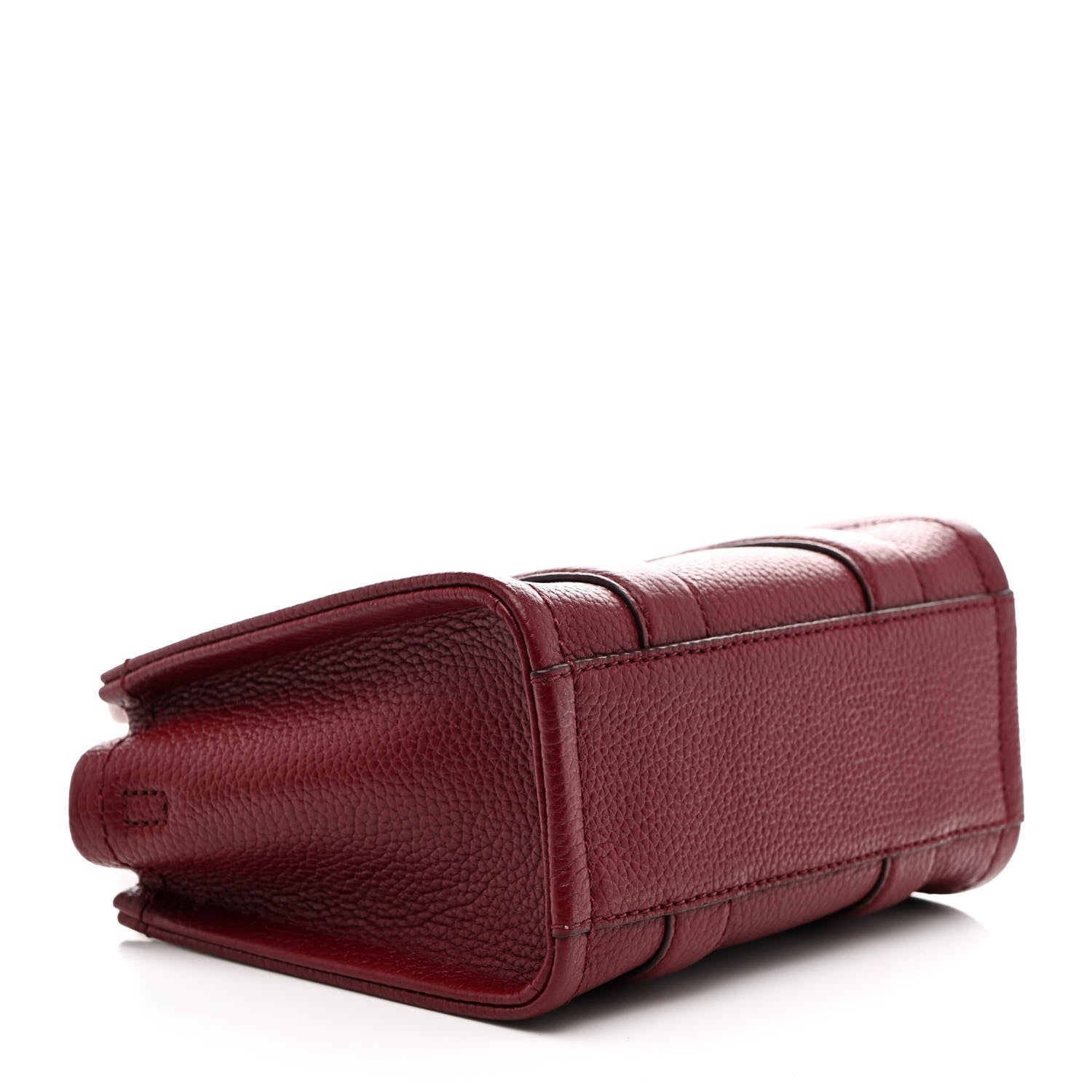 Marc Jacobs Grained Calfskin Mini The Tote Bag Cherry 4 of 11