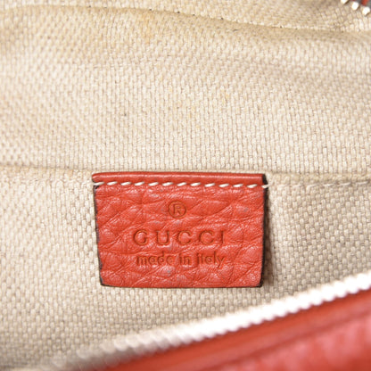 Gucci Pebbled Calfskin Small Soho Disco Bag Sun Orange 6 of 10