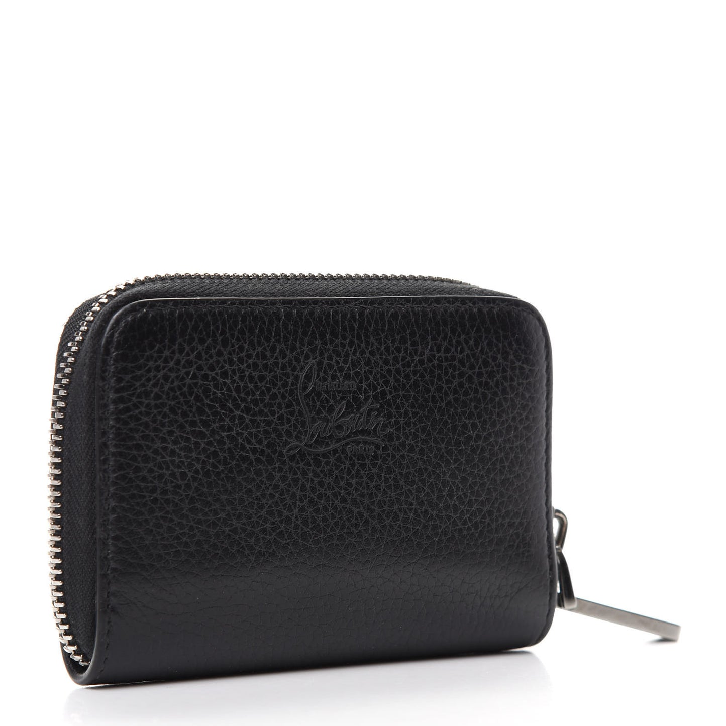 Calfskin Spiked Panettone Coin Purse Black