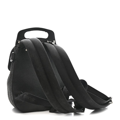 Christian Dior Oblique Jacquard Mini Saddle Backpack Black Blue 2 of 13