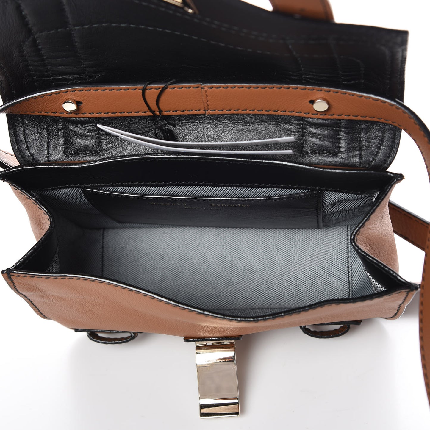 Soft Grainy Calfskin PS1+ Mini Pouch Messenger Sienna