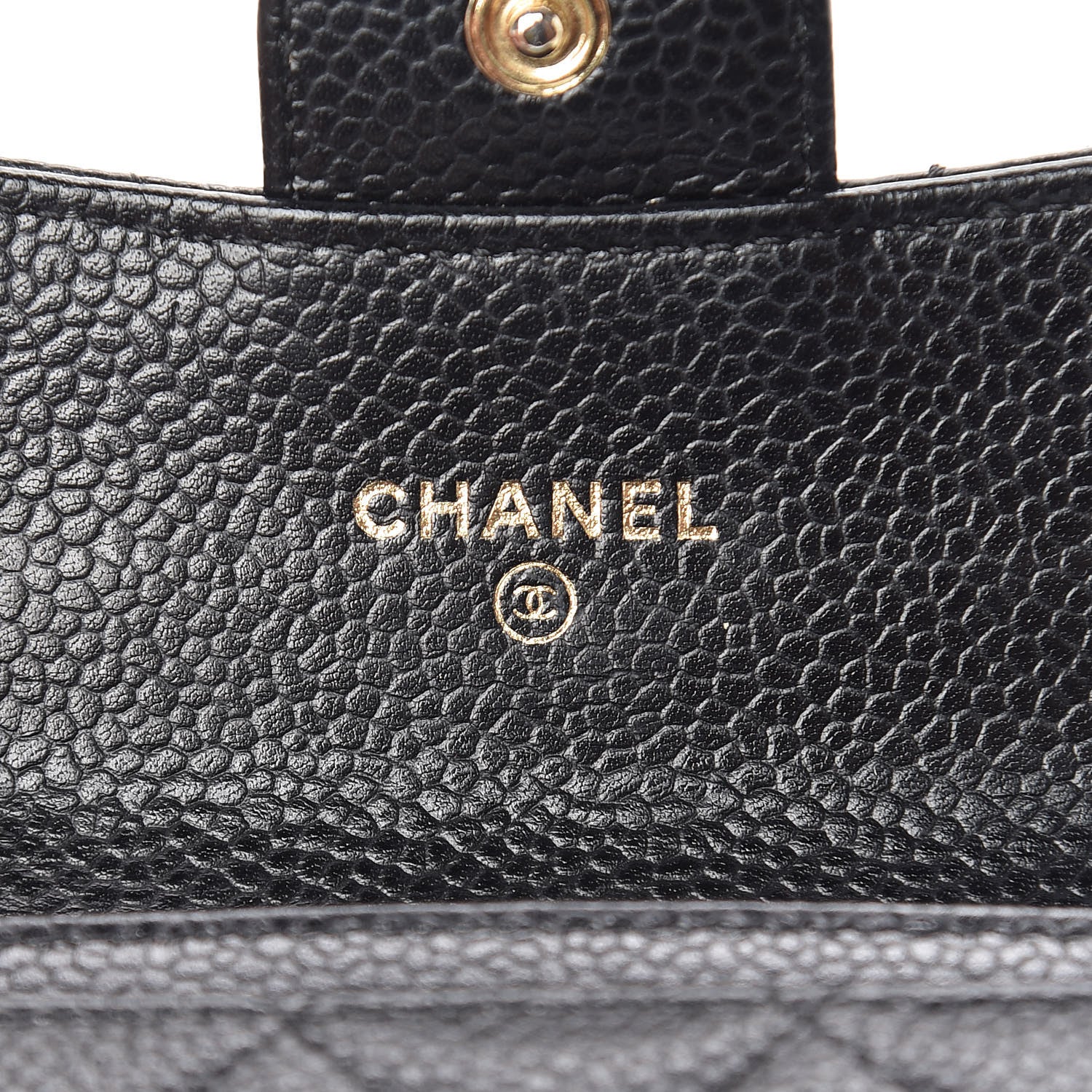 Chanel Caviar Quilted Flap Card Holder Black 6 of 9