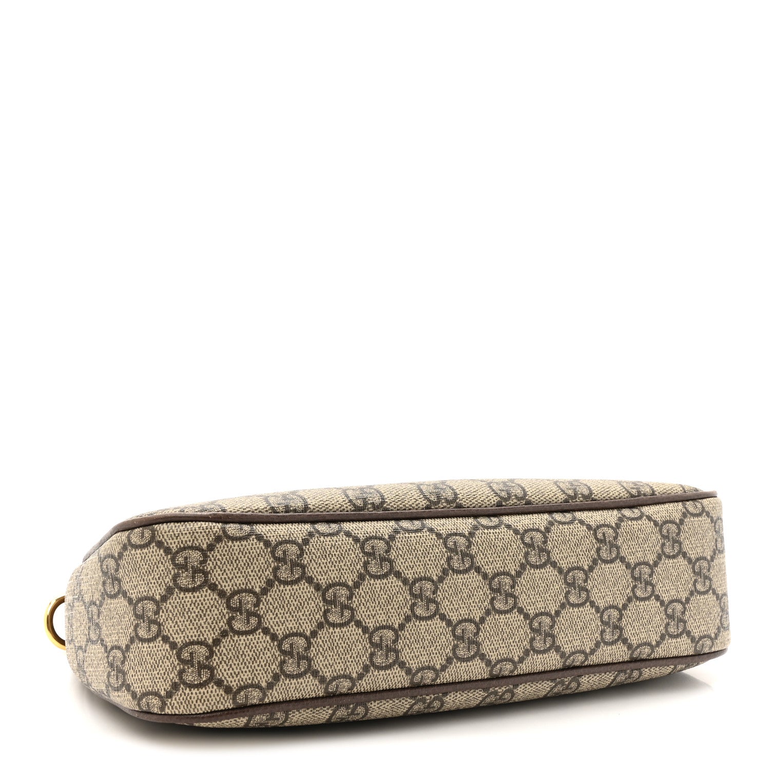 Gucci GG Supreme Monogram Textured Dollar Calfskin Web Small Ophidia GG Handbag Beige Ebony New Acero 4 of 12