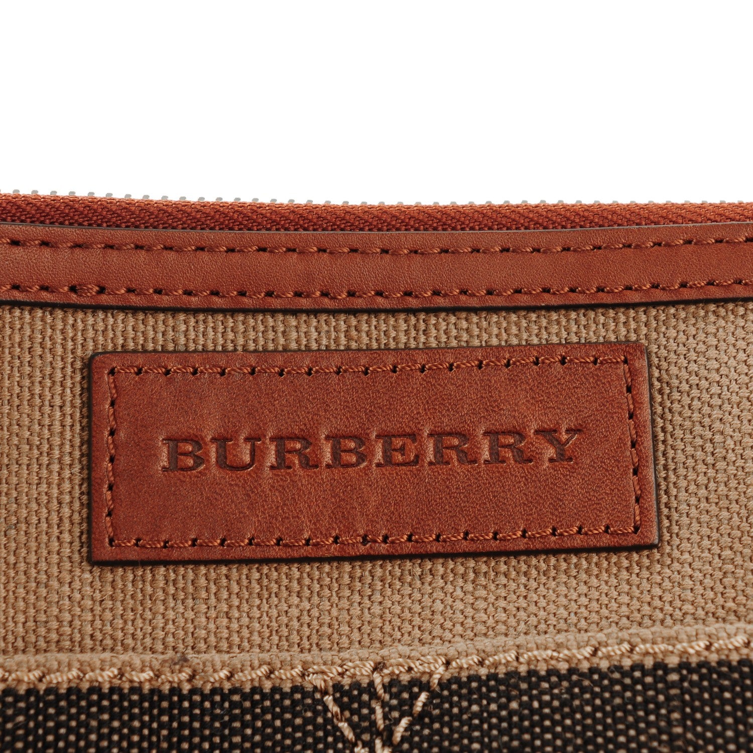 Burberry Canvas Mega Check Camouflage Medium Susanna Hobo Russet Brown 7 of 11