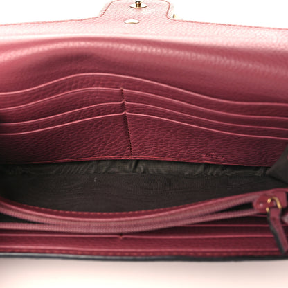 Gucci Cellarius Calfskin GG Marmont Continental Wallet Dry Rose 5 of 7
