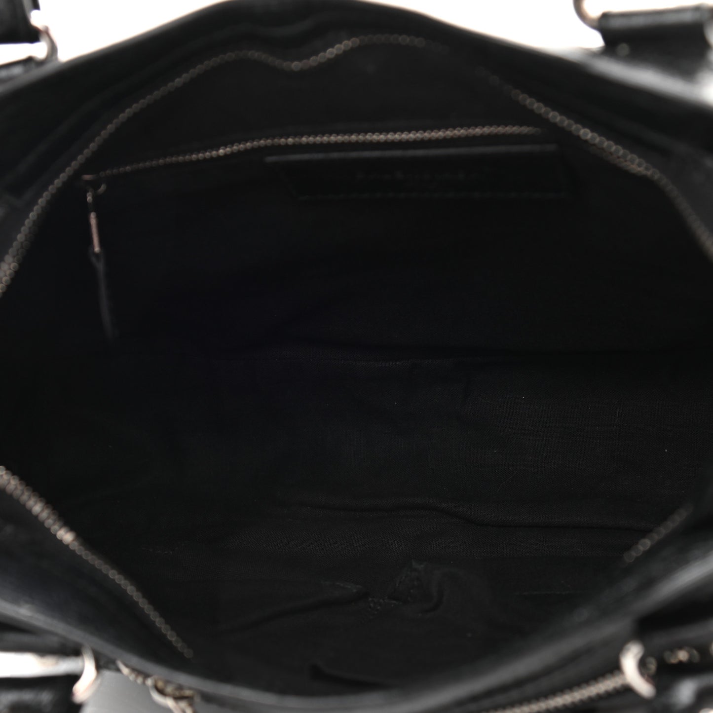 Agneau Giant 12 Silver Hardware Town Black
