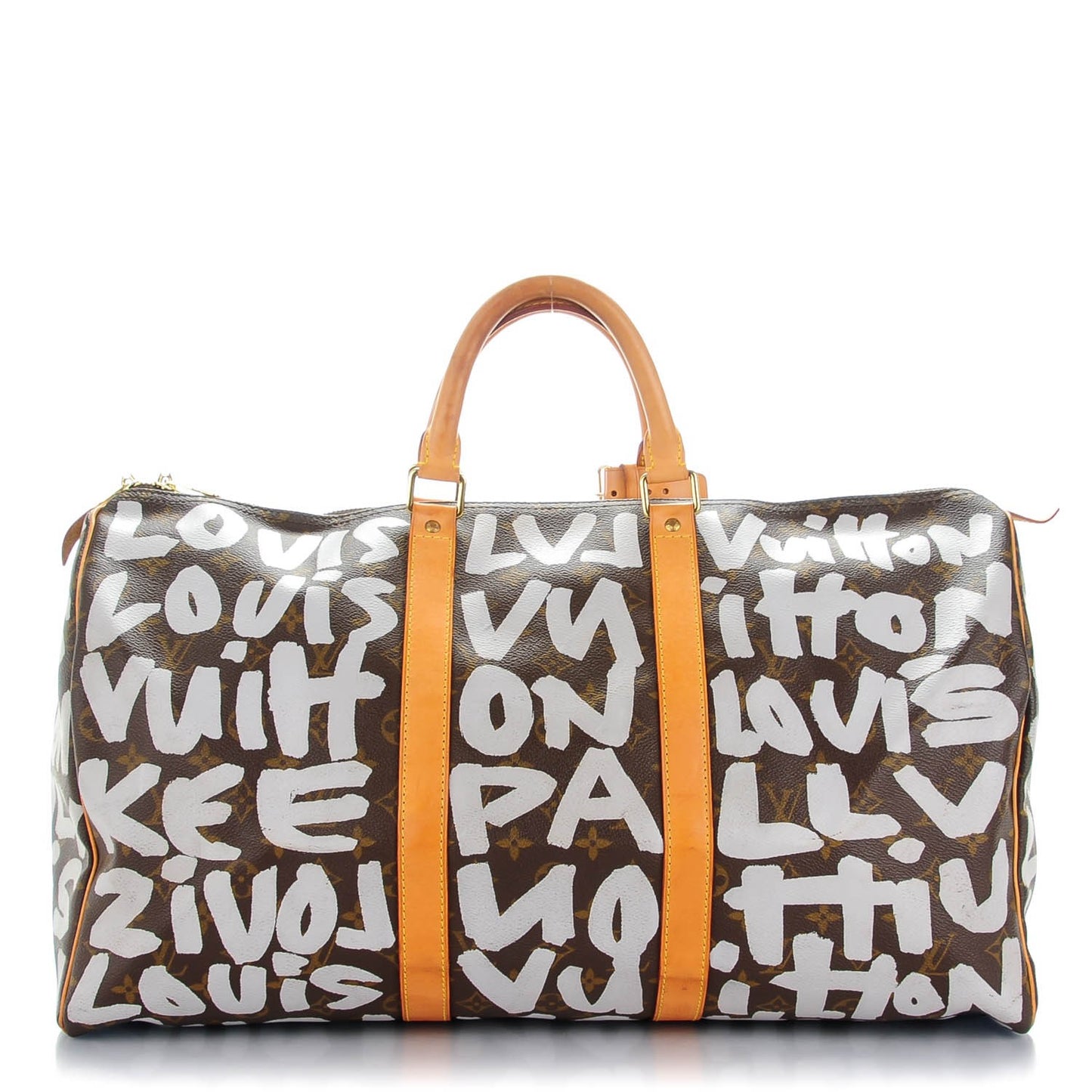 Graffiti Keepall 50 Silver