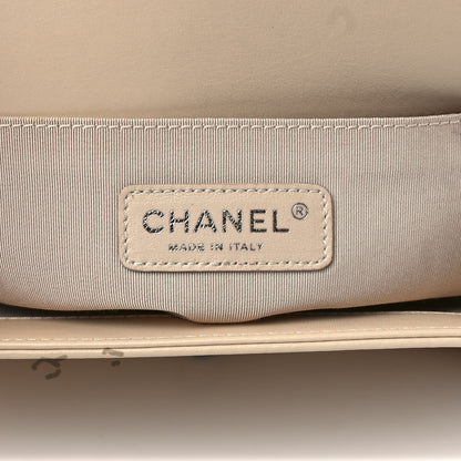 Chanel Calfskin Quilted Medium Boy Flap Beige 5 of 11