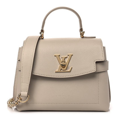 Louis Vuitton Soft Calfskin Mini Lockme Ever Greige 1 of 9