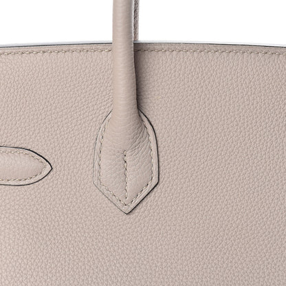 Hermes Togo Birkin 30 Gris Tourterelle 24 of 34