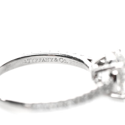 Tiffany Platinum Diamond 1.47ct Novo Engagement Ring 48 4.5 4 of 6