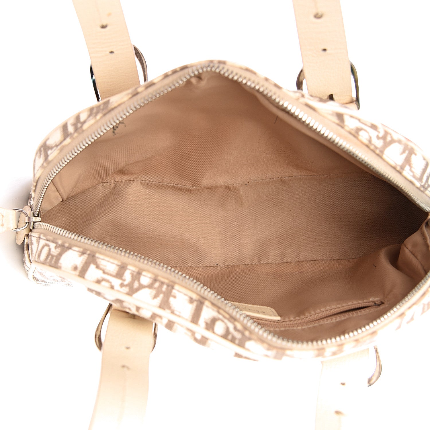 Christian Dior Monogram Vintage Flowers Small Bowler Beige 4 of 12