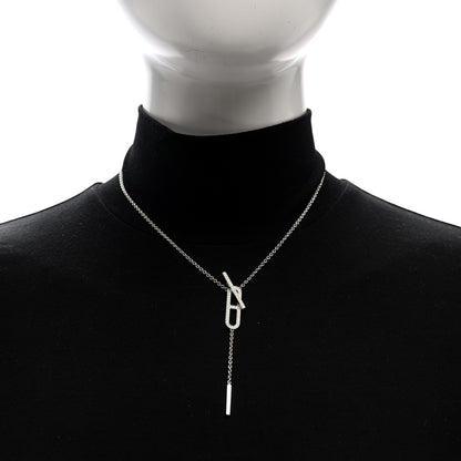 Hermes 18K White Gold Diamond PM Ever Chaine D'Ancre Necklace ST 3 of 5