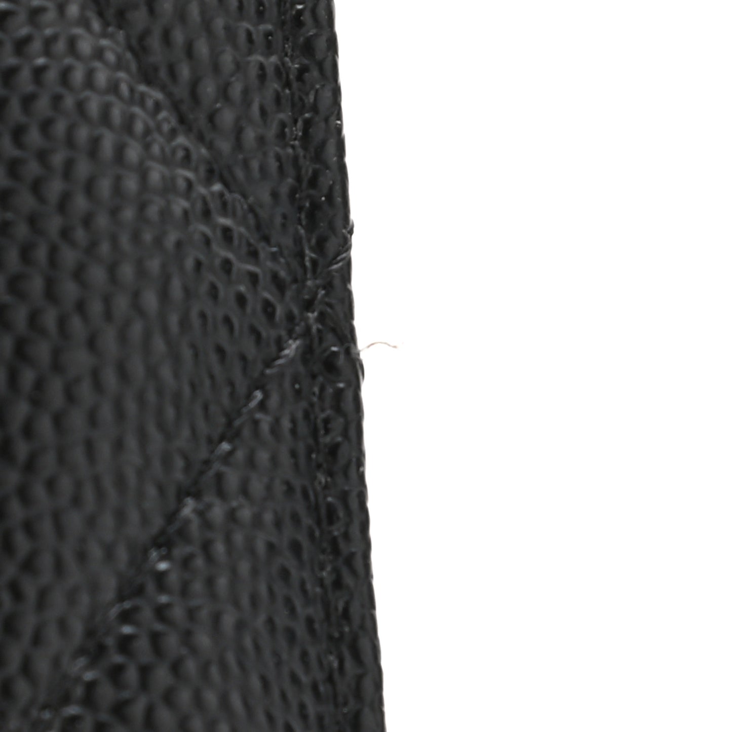 Caviar Quilted Passport Holder Black
