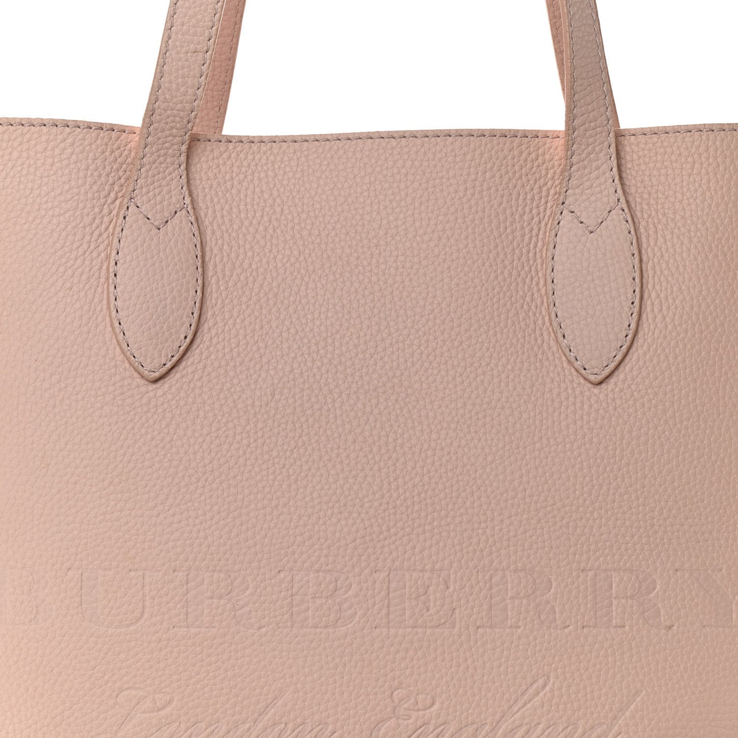 Grainy Calfskin Remington Tote Pale Ash Rose