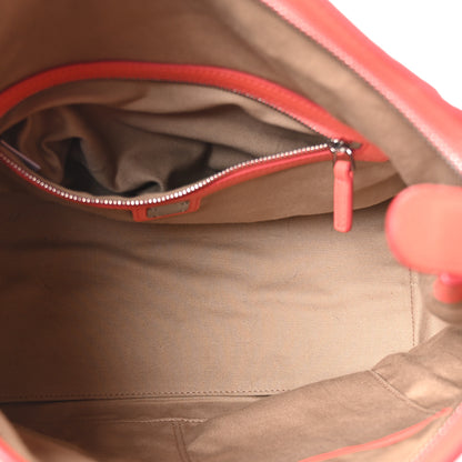 MCM Calfskin Ottomar Monogram Medium Klara Hobo Hot Coral 5 of 9