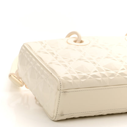 Christian Dior Calfskin Cannage Diamond Medium Lady D-Joy Latte 9 of 13