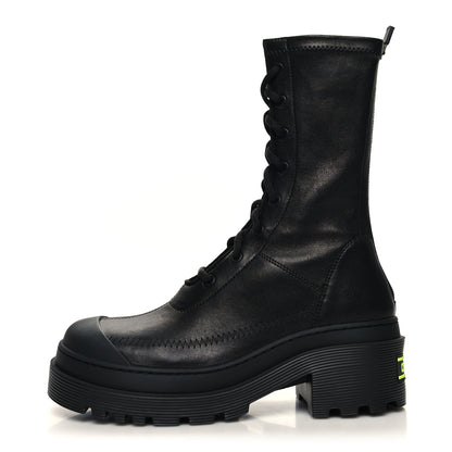 Christian Dior Nappa Stretch Dior Arcade Boots 36.5 Black 1 of 8