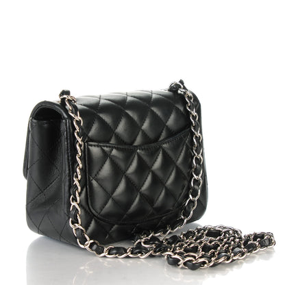 Chanel Lambskin Quilted Mini Square Flap Black 3 of 7