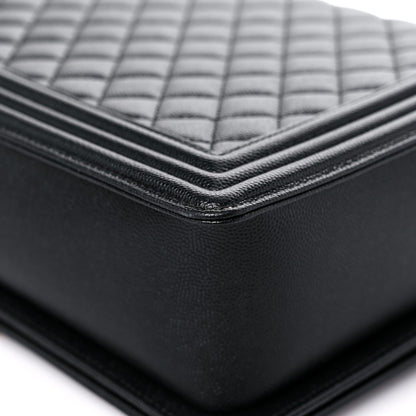 Chanel Caviar Quilted Large Boy Flap Black 11 of 15