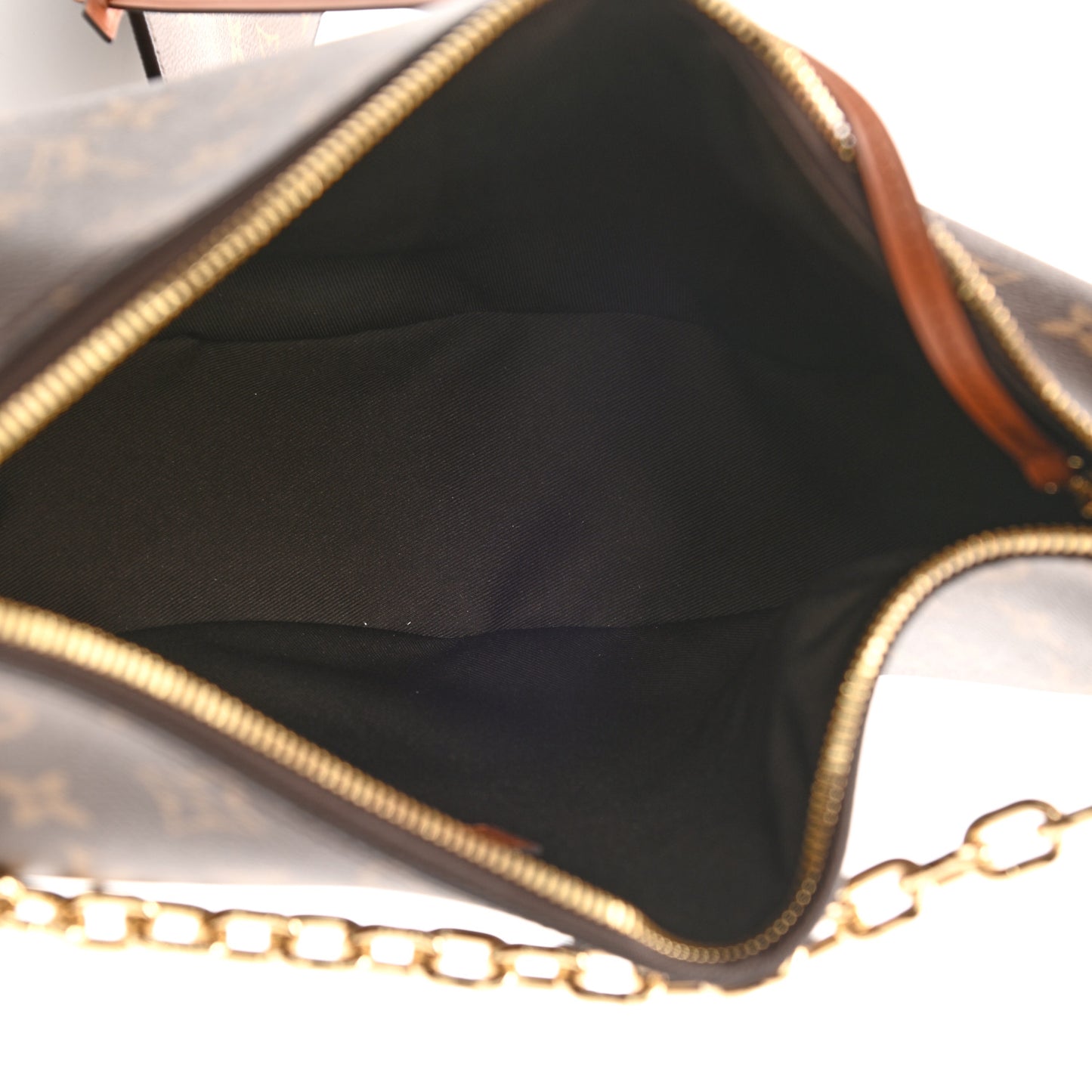 Reverse Monogram Loop Hobo