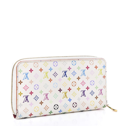 Louis Vuitton Monogram Multicolor Zippy Wallet White Eglantine 2 of 6