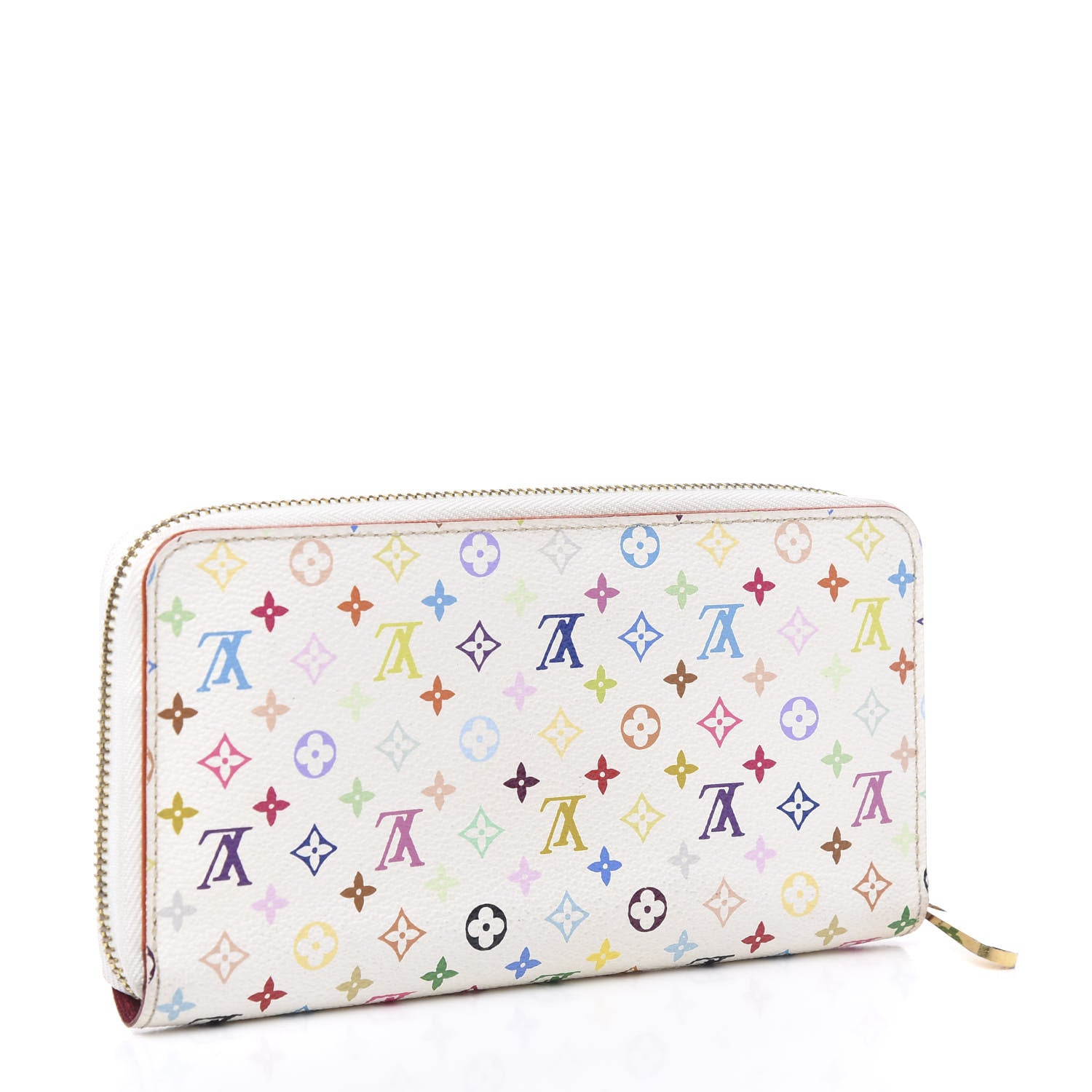 Louis Vuitton Monogram Multicolor Zippy Wallet White Eglantine 2 of 6