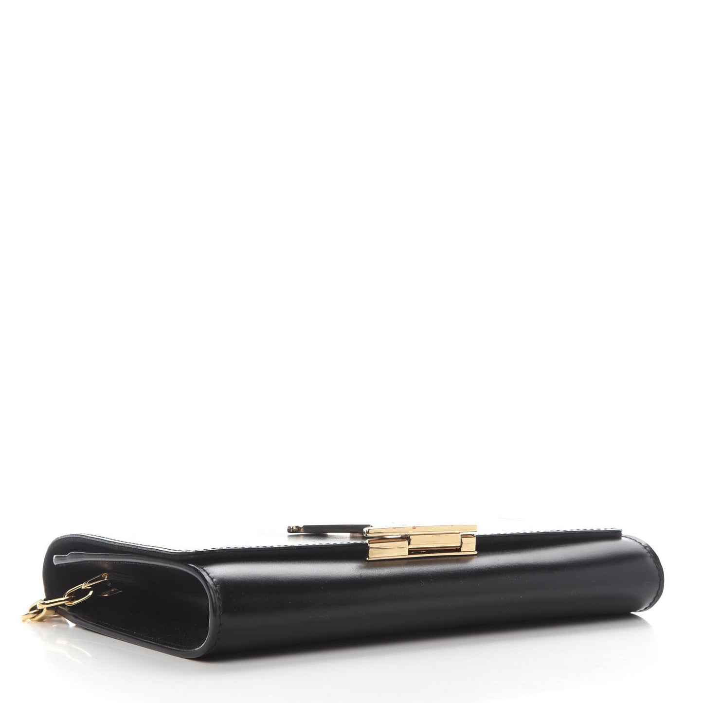 Calfskin Chain Louise GM Black