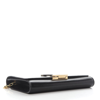 Louis Vuitton Calfskin Chain Louise GM Black 4 of 9