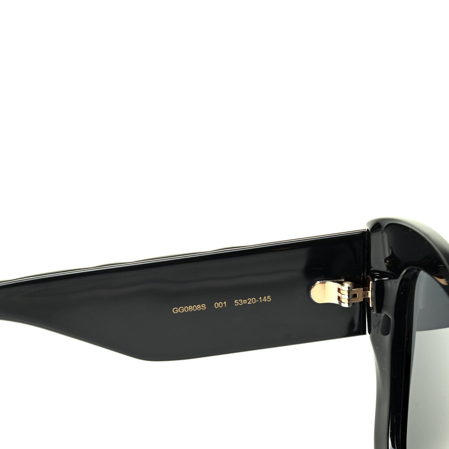 Acetate GG Butterfly Sunglasses GG0808S Black