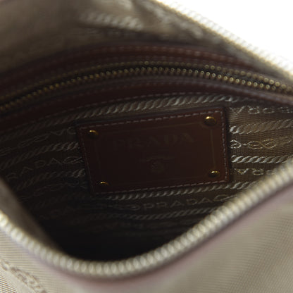 Prada Jacquard Logo Small Messenger Corda Brandy 8 of 9
