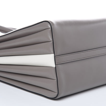 Prada City Calfskin Bibliotheque XL Tote Argilla Talco 7 of 9