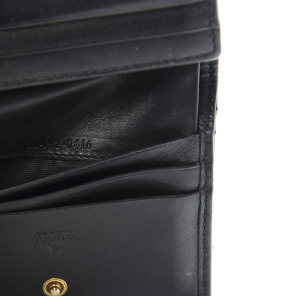 Gucci Calfskin Matelasse GG Marmont Card Case Wallet Black 8 of 10