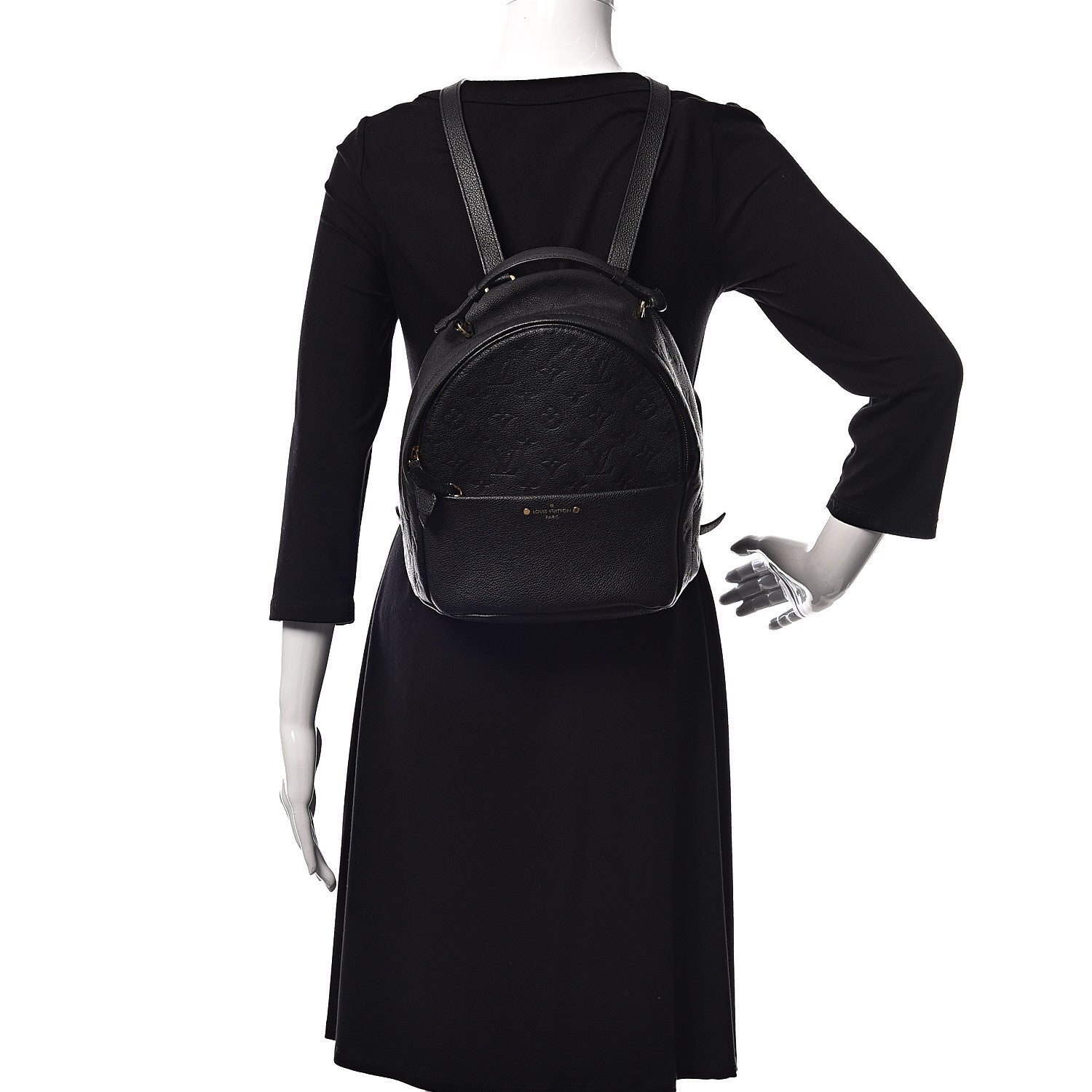 Louis Vuitton Empreinte Sorbonne Backpack Black 2 of 9