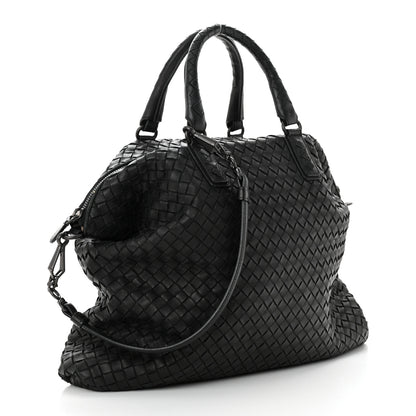 Bottega Veneta Nappa Intrecciato Medium Convertible Tote Black 3 of 11