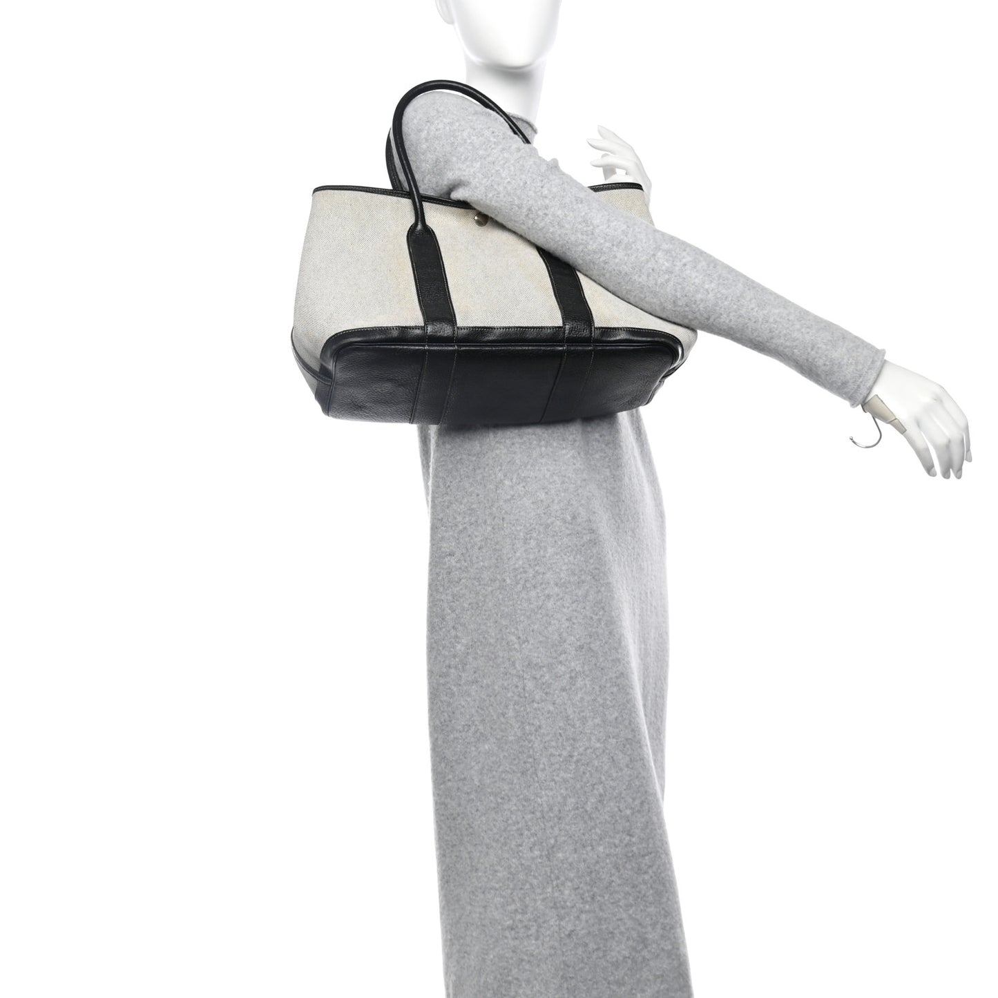 Toile Buffle Skipper Garden Party 36 MM Tote Black