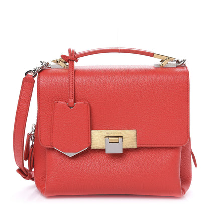 Balenciaga Grained Calfskin Le Dix Mini Soft Cartable Rouge Coquelicot 1 of 10