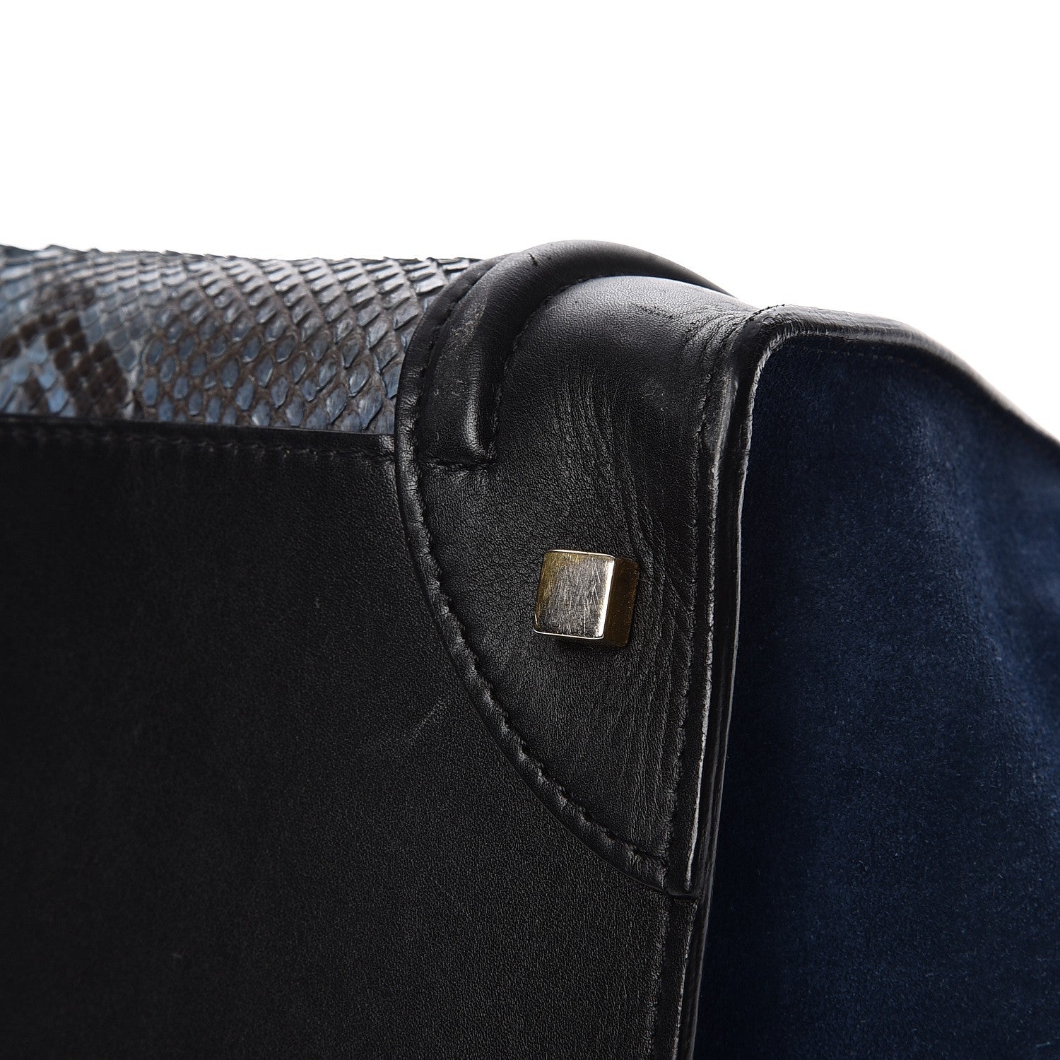 Celine Python Suede Mini Luggage 14 of 17