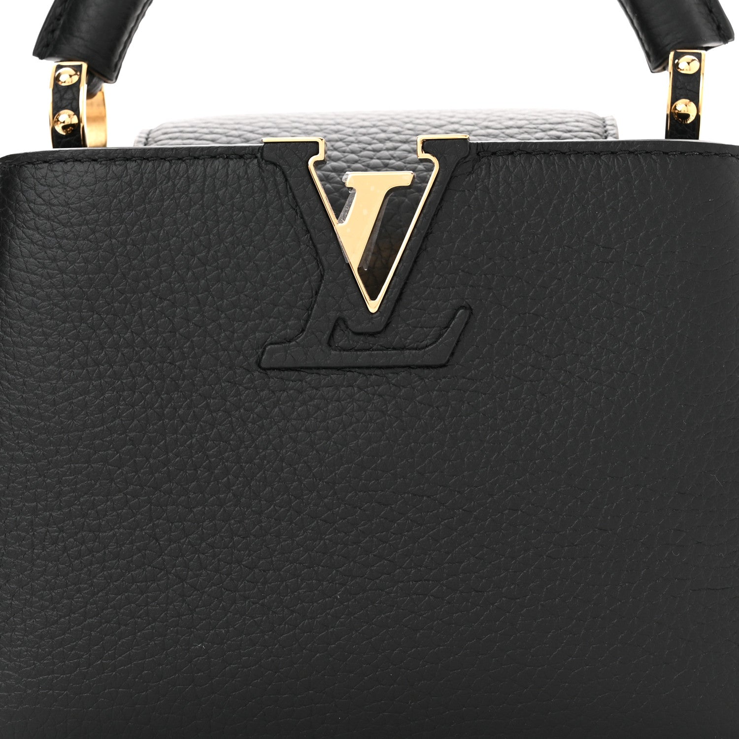 Louis Vuitton Taurillon Mini Capucines Black 5 of 9