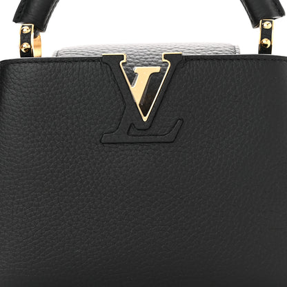 Louis Vuitton Taurillon Mini Capucines Black 5 of 9