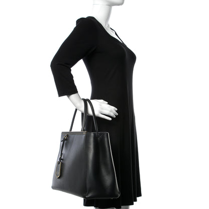 Fendi Vitello Elite Regular 2Jours Tote Black 2 of 18