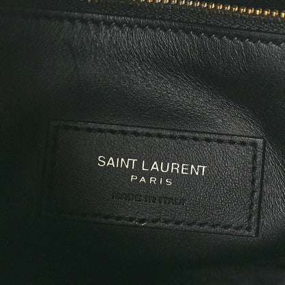 Saint Laurent Smooth Calfskin Small Le 5 A 7 Soft Hobo Black 6 of 10