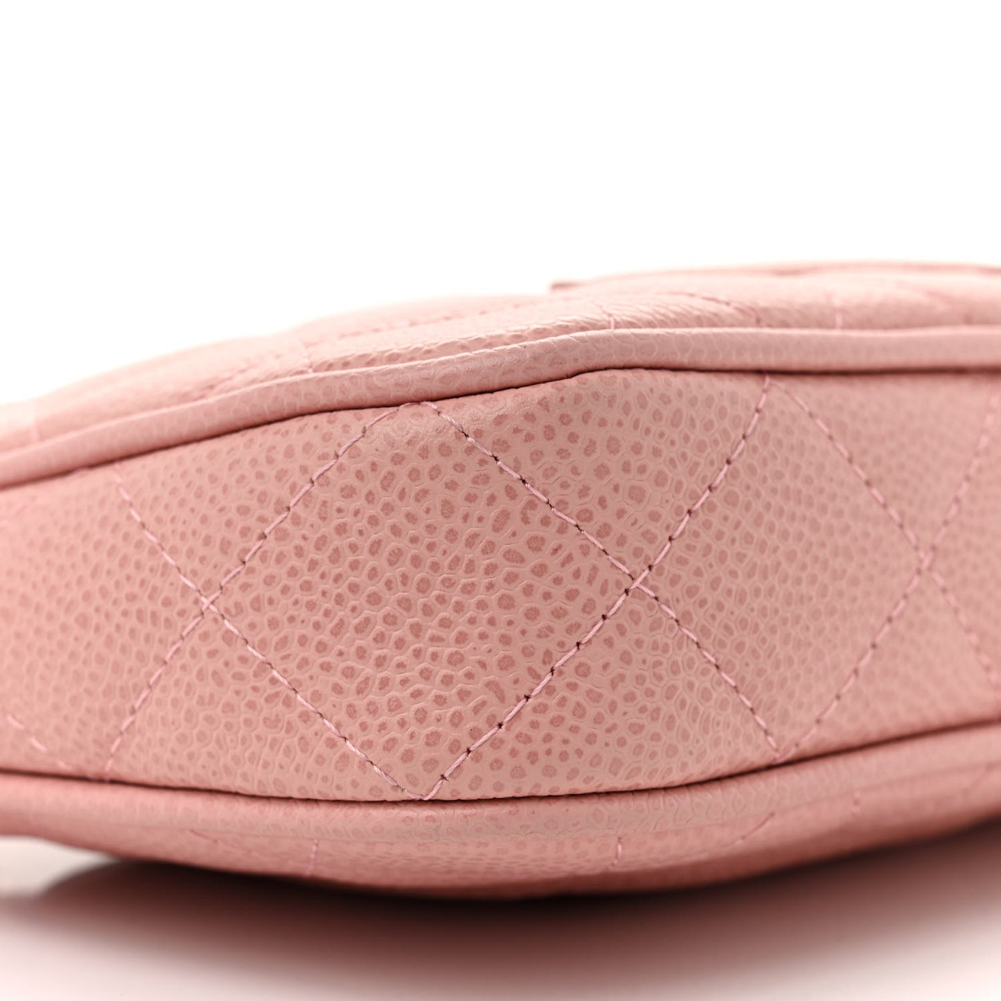 Caviar Quilted Timeless CC Shoulder Bag Pink
