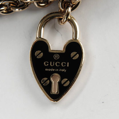 Gucci Calfskin Heart Charm Belt 90 36 Black 3 of 6